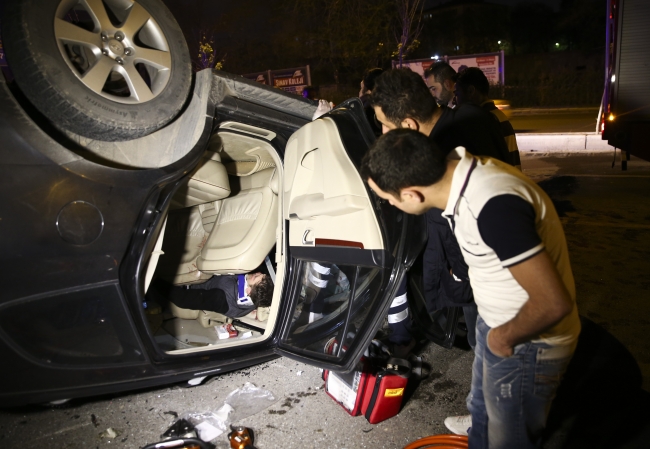 Ankara'da trafik kazası